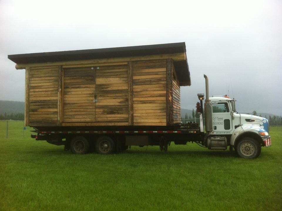 Moving the general store for the Wild Mountain Music Society .