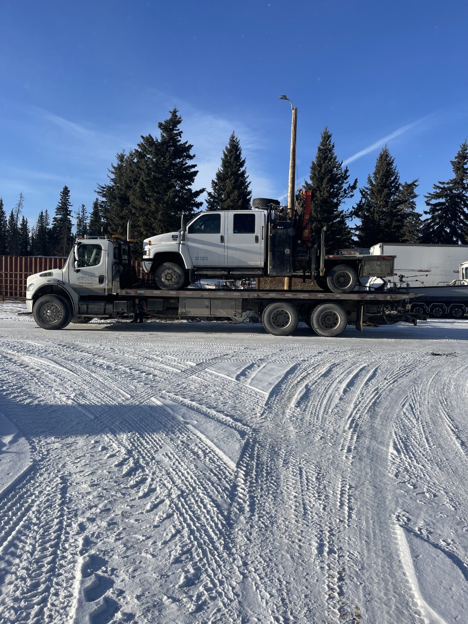 One of the tandem deck trucks.